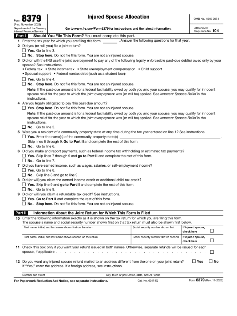 injured spouse form