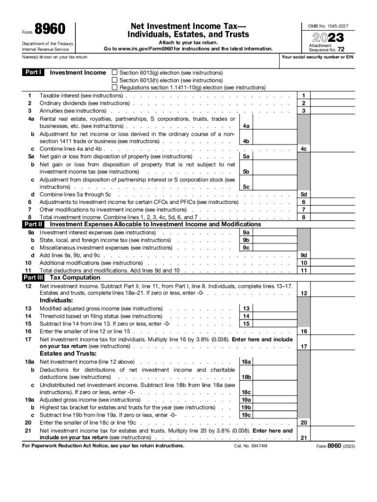 8960 form Preview on Page 1