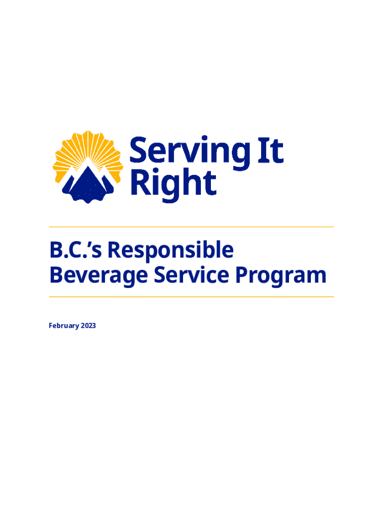 Fillable Online Responsible beverage service certificate bc Fax Email