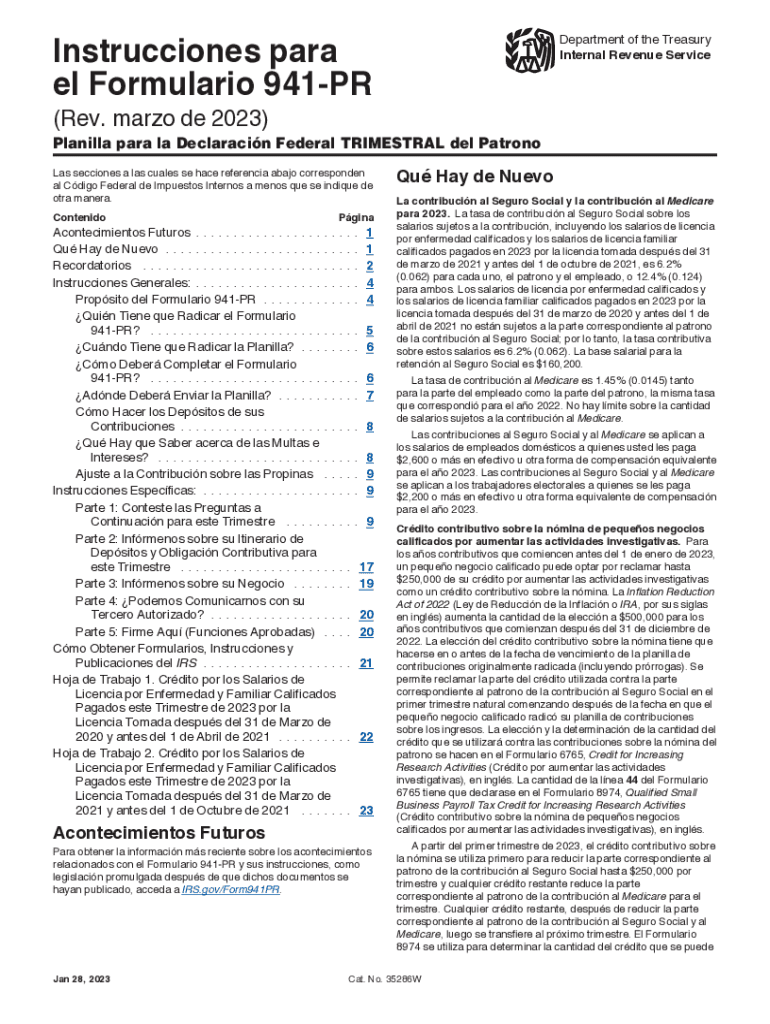 IRS Publication 179: (Circular PR), Gua Contributiva Federal Preview on Page 1