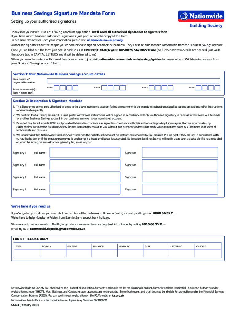 Guides and formsNationwide for Businesses Preview on Page 1