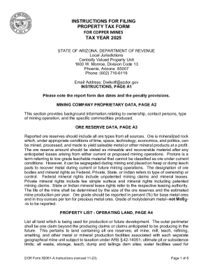 DOR Form 82061A Instructions TY 2025