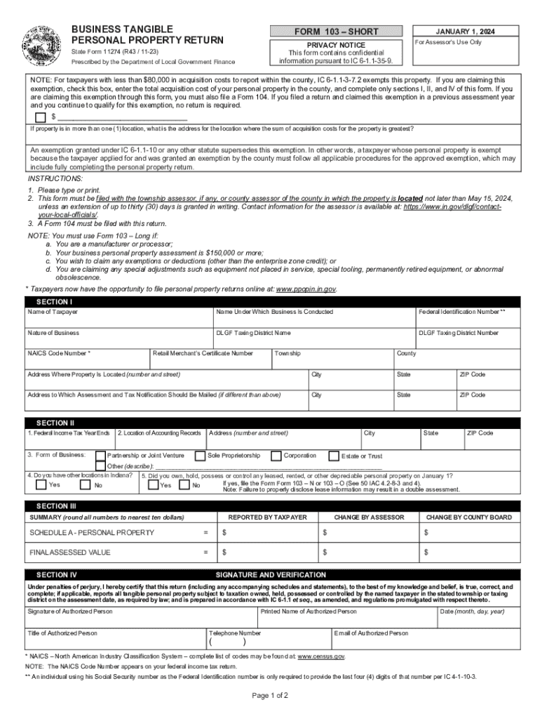 state form 11274 Preview on Page 1