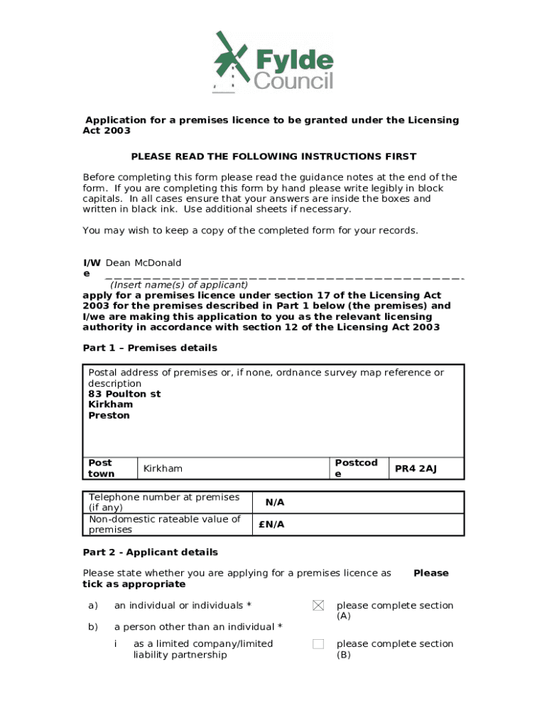 Form preview