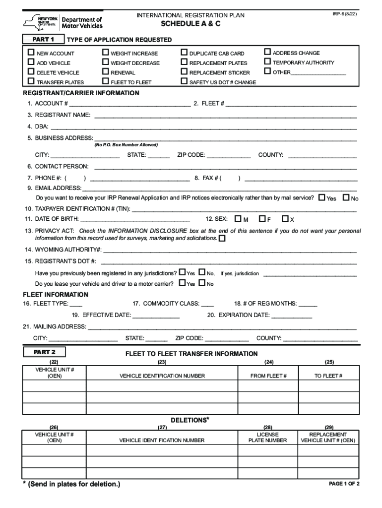 irp6 form Preview on Page 1