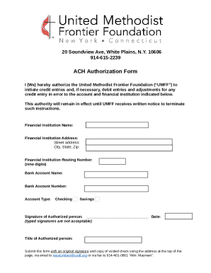 Ach Authorization Word Doc Template Pdffiller Ach Authorization Word Doc Template Pdffiller