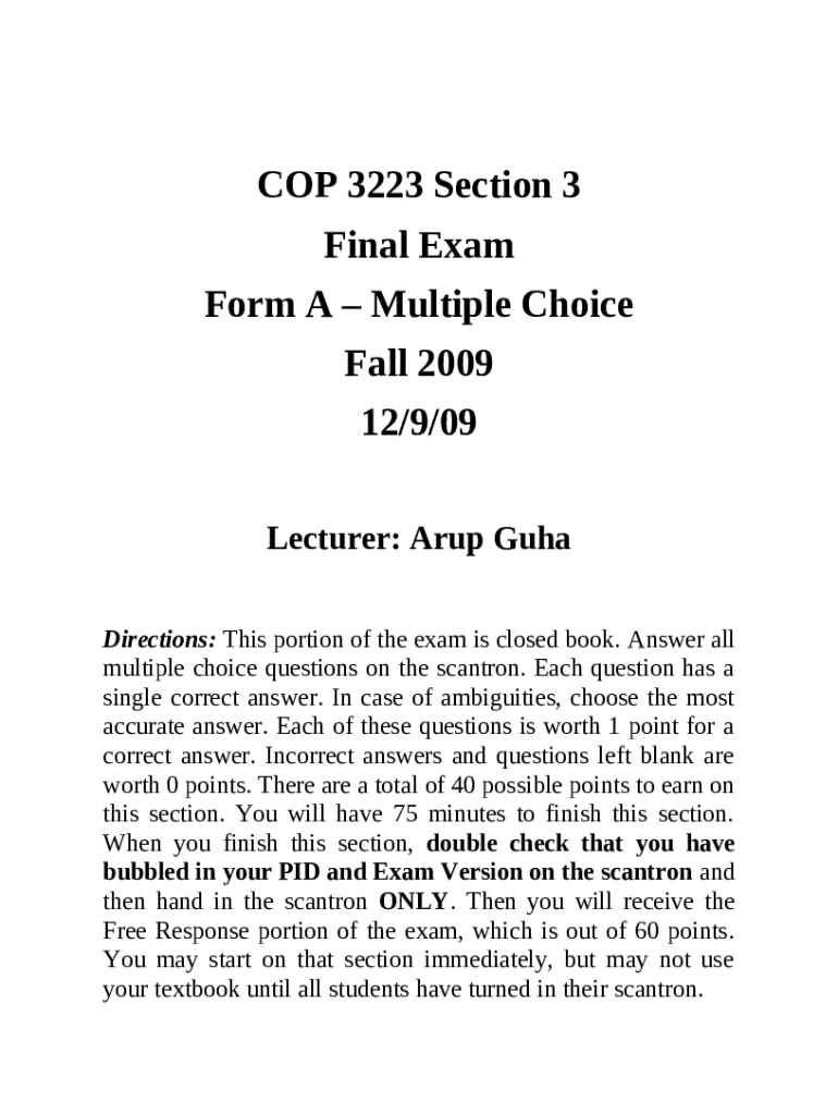 Form preview