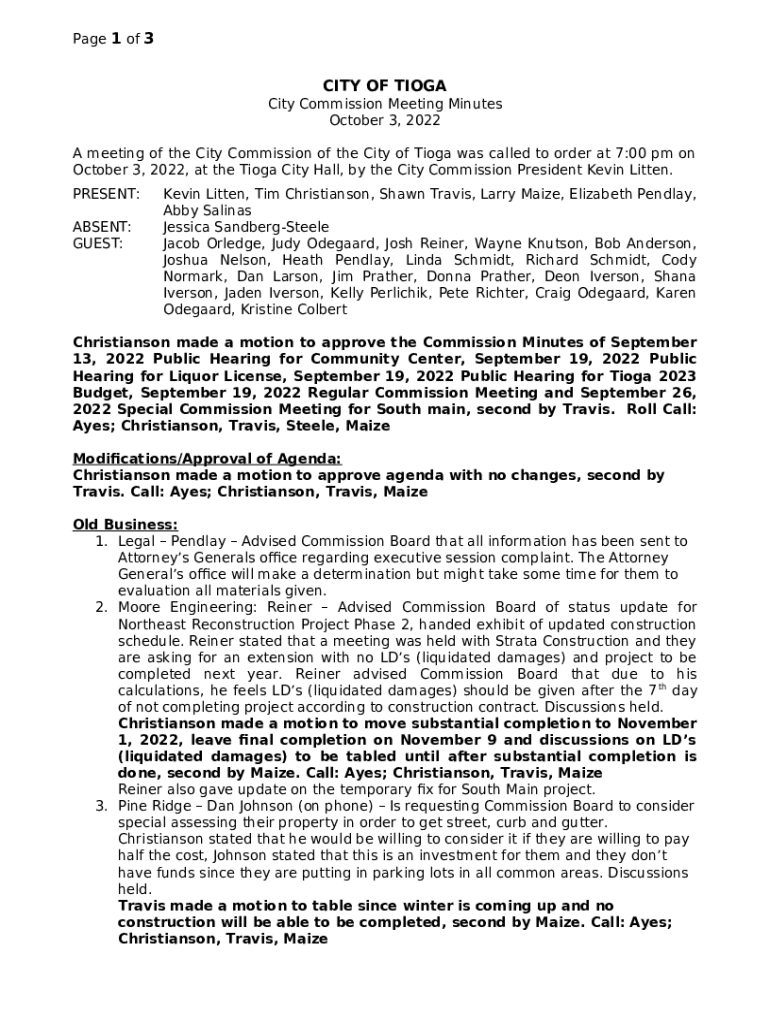 PRESENTKevin Litten, Tim Christianson, Shawn Travis, Larry Maize