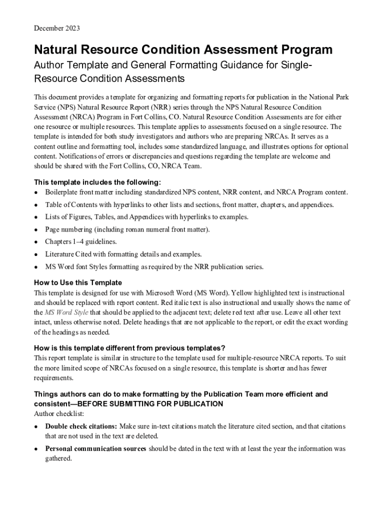 NRCA Author Template Doc Template PdfFiller nrca-author-template-doc-template-pdffiller