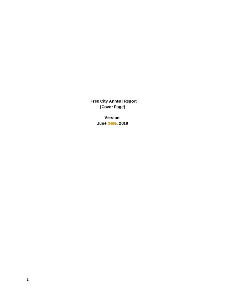 District Annual Report Cover Letter Doc Template pdfFiller