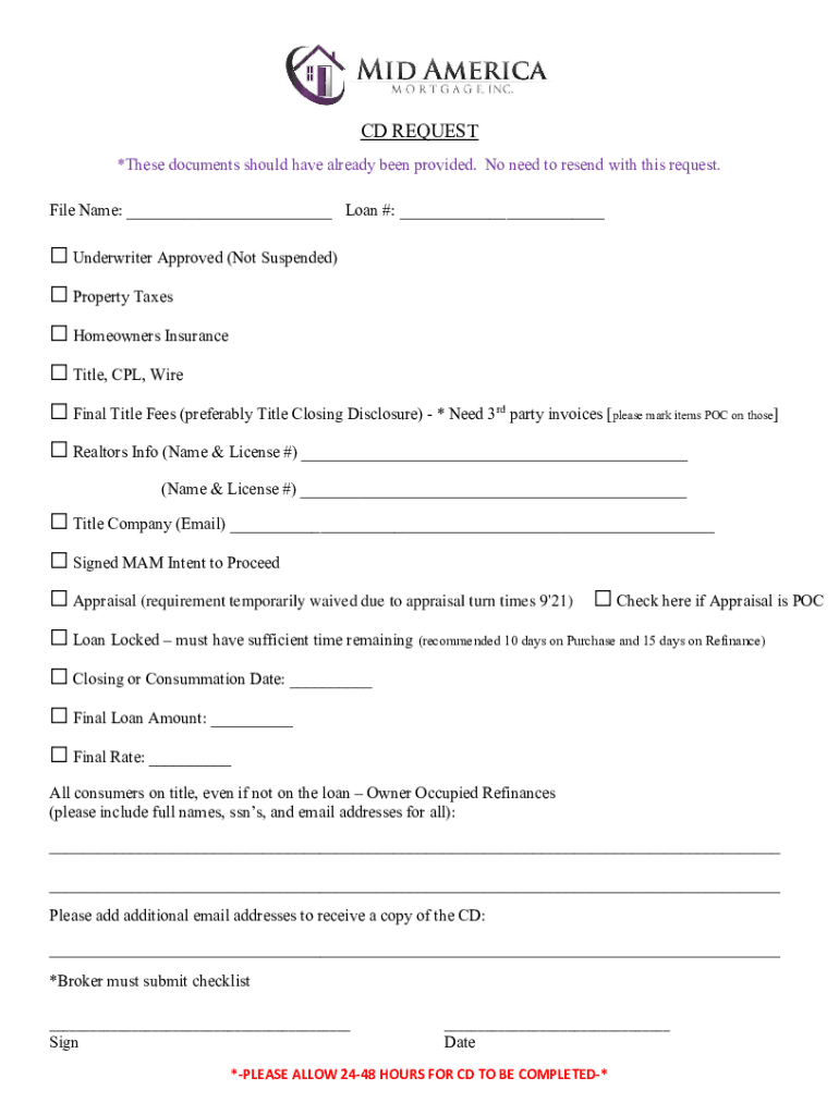 Fillable Online Closing Disclosure Form Automation Fax Email Print ...