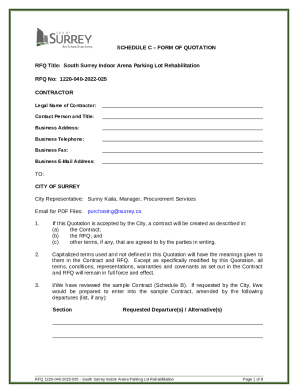 RFQ 2022-025 - South Surrey Indoor Arena Parking Lot ...