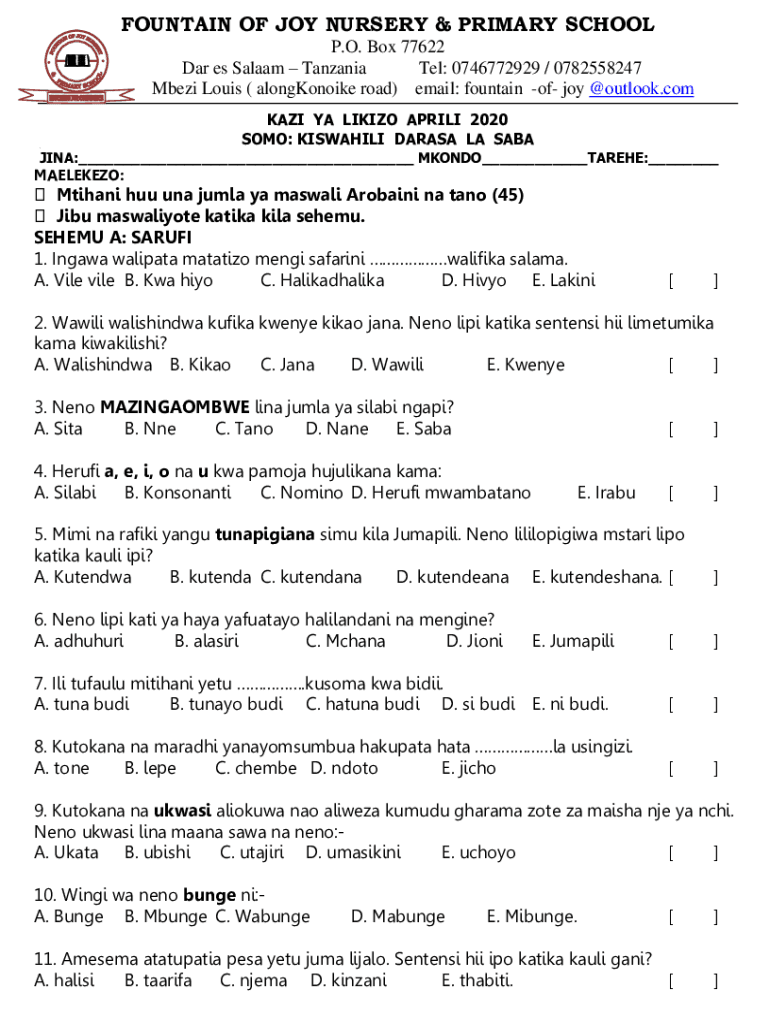 Form preview