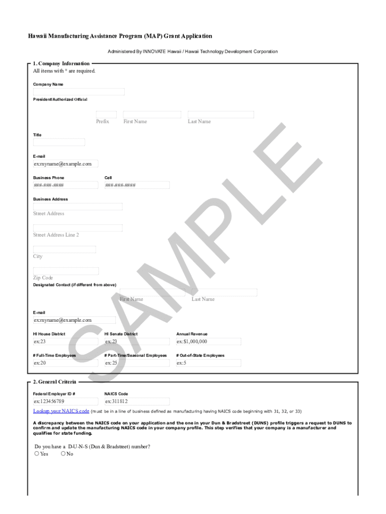Fillable Online SampleMAPGrantApplication.pdf Fax Email Print