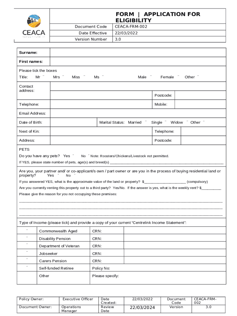 Form preview