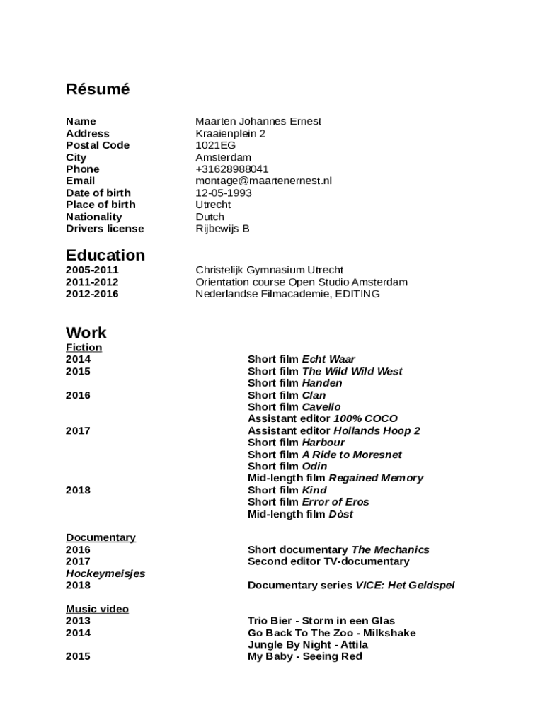 Form preview