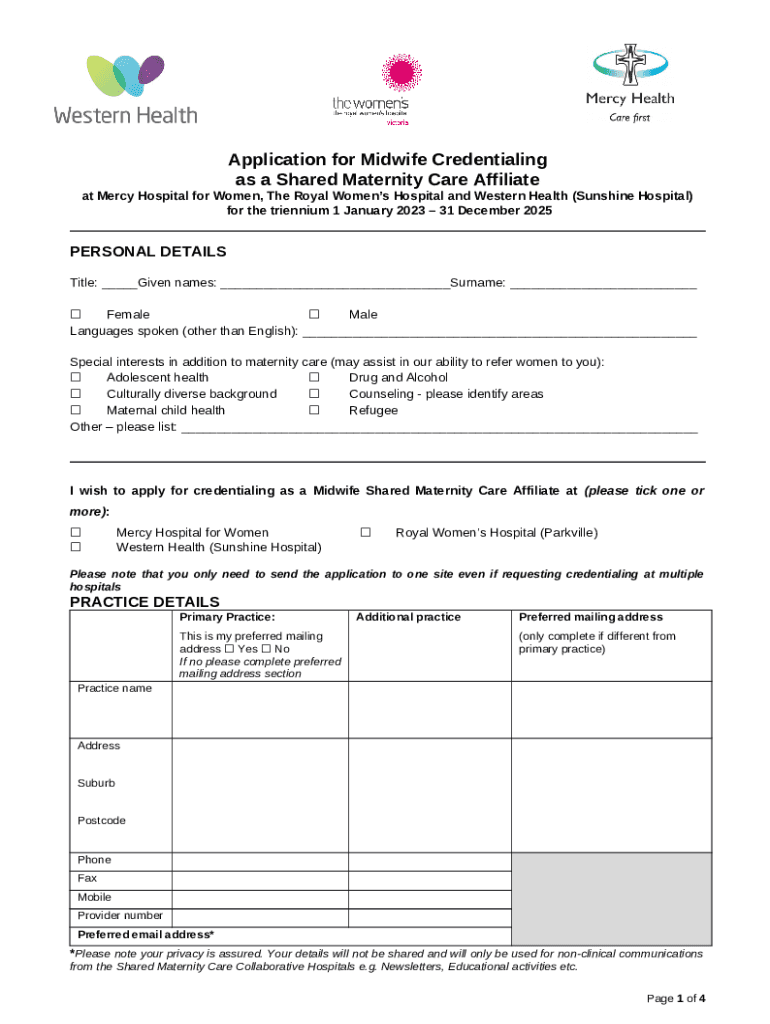 SMCC credentialing Application GPObs - Mercy Health Doc Template ...