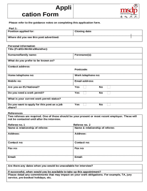 Form preview