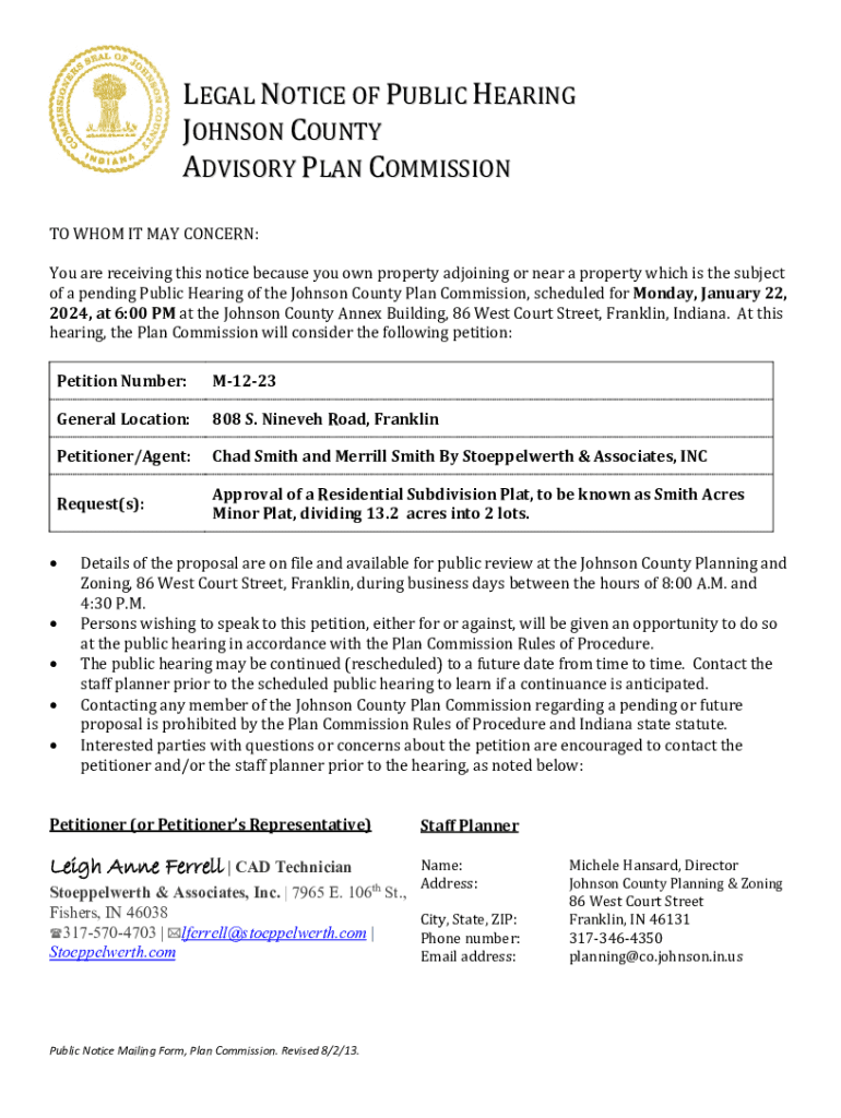 Fillable Online Zoning Ordinance City of Franklin, Indiana IN.gov