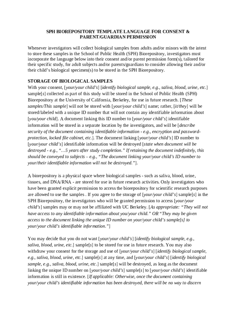 Modular Language for Ined Consent s Emory IRB cphs berkeley Doc