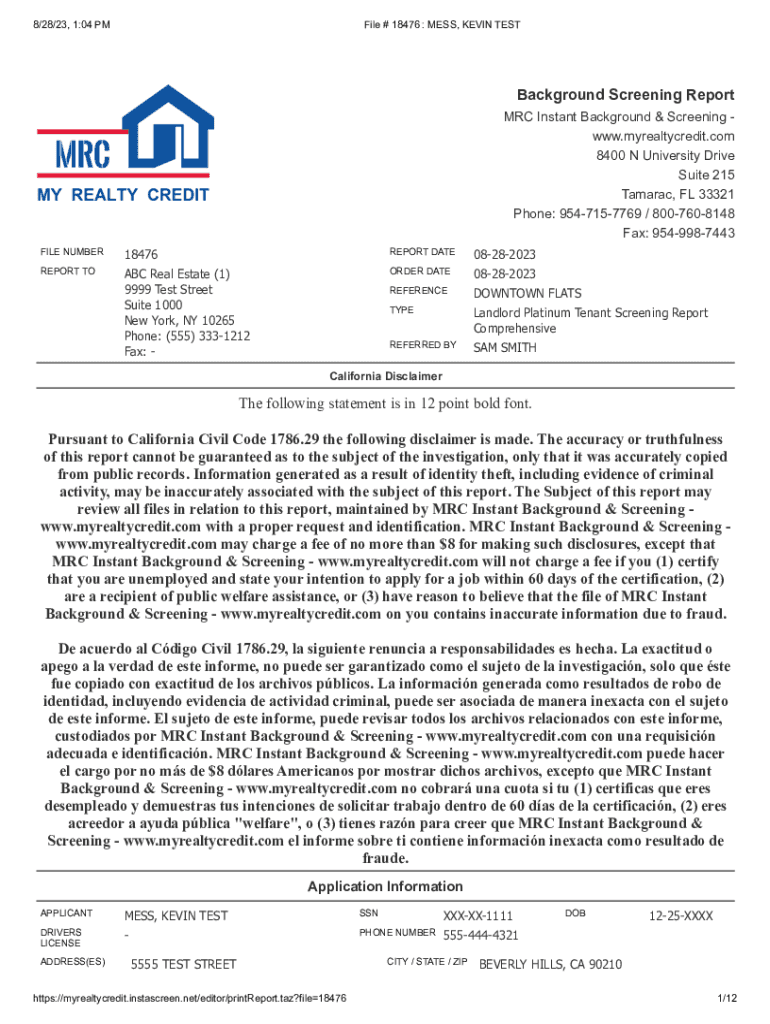 Form preview