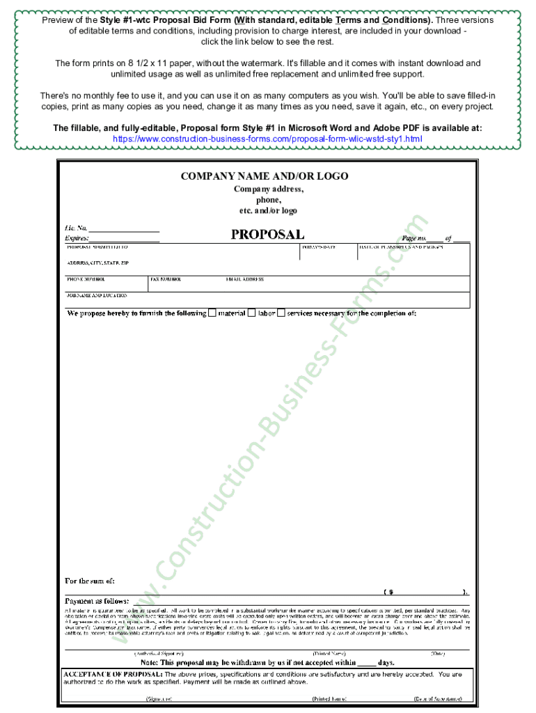 Form preview