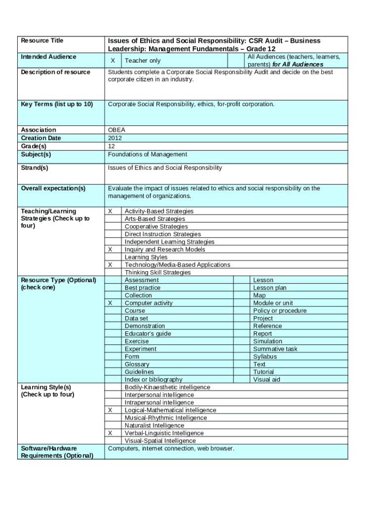 Form preview