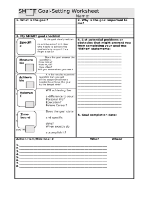 4 Free SMART Goal Setting Worksheets &amp; Templates ...