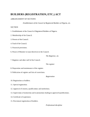 Council of Registered Builders of Nigeria (CORBON)