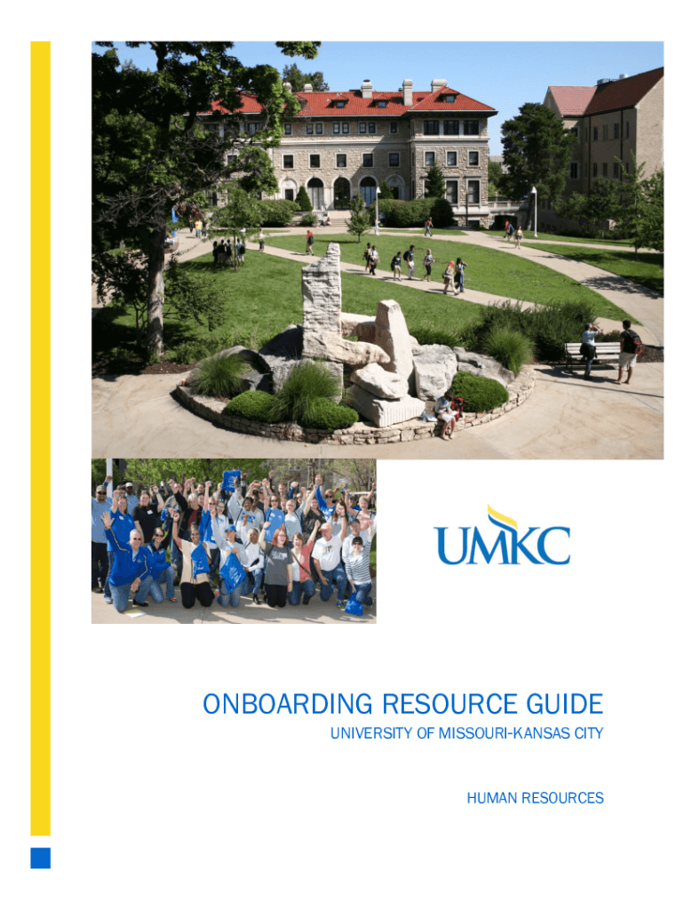 Fillable Online Onboarding Resource Guide. university of missouri