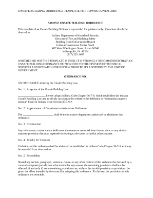 SAMPLE BUILDING CODE ORDINANCE This template of ... Doc Template ...