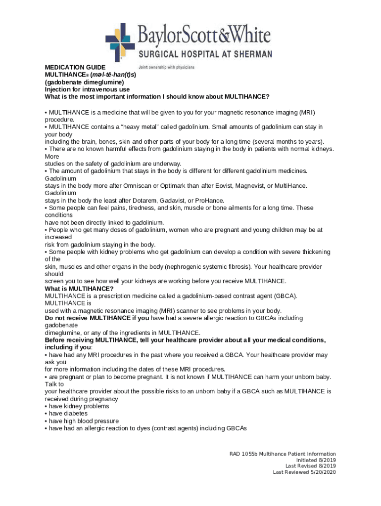 GadoliniumLake Medical Imaging The Villages, Florida Doc Template
