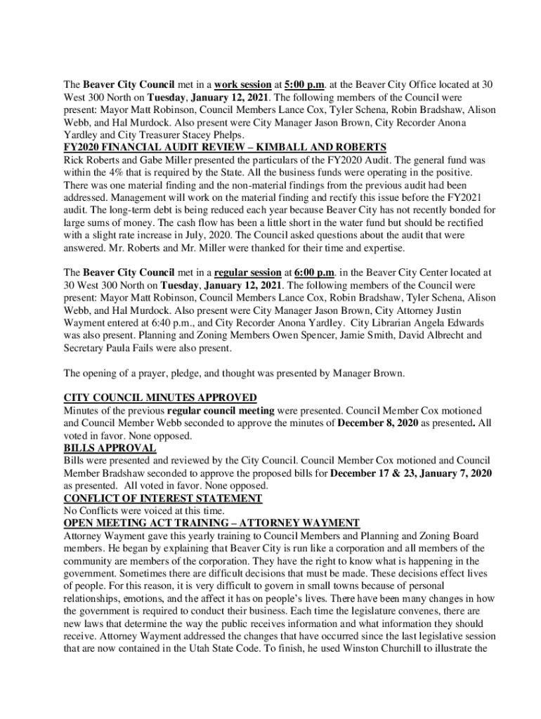 Fillable Online at the Beaver City Office located at 30 Fax Email Print