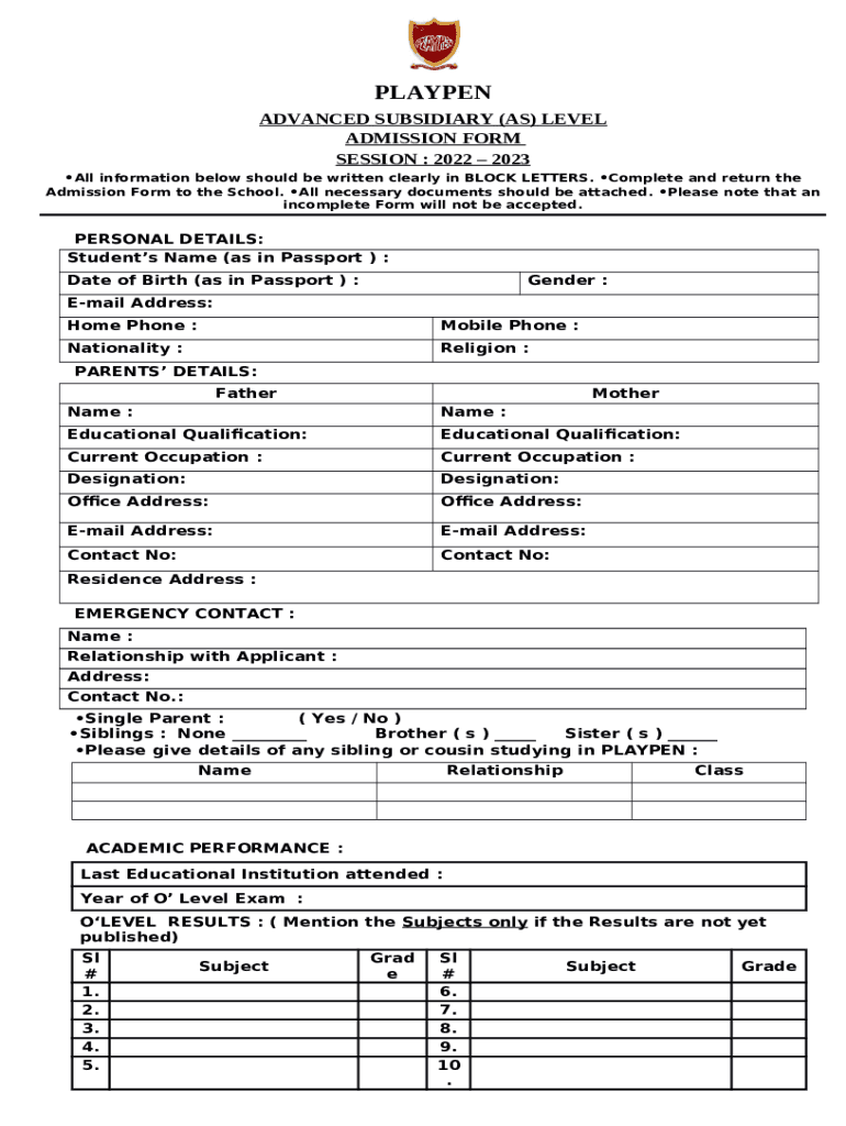 Form preview