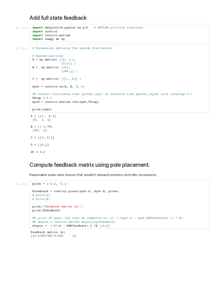 Fillable Online cdn hackaday How to use numpy in matrices iterations ...