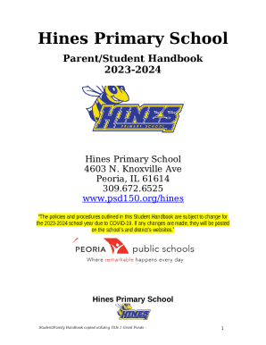 Handbook - Policies and Procedures