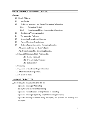 Introduction: What Is AccountingFinancial Accounting