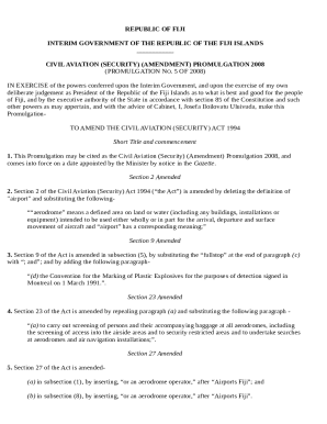 Civil Aviation (Security) Act 199452