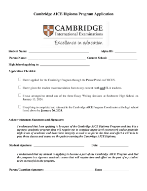 Cambridge ProgramAdvanced International Certificate of ...