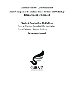 General Selection ( Secondary call for application ) ...