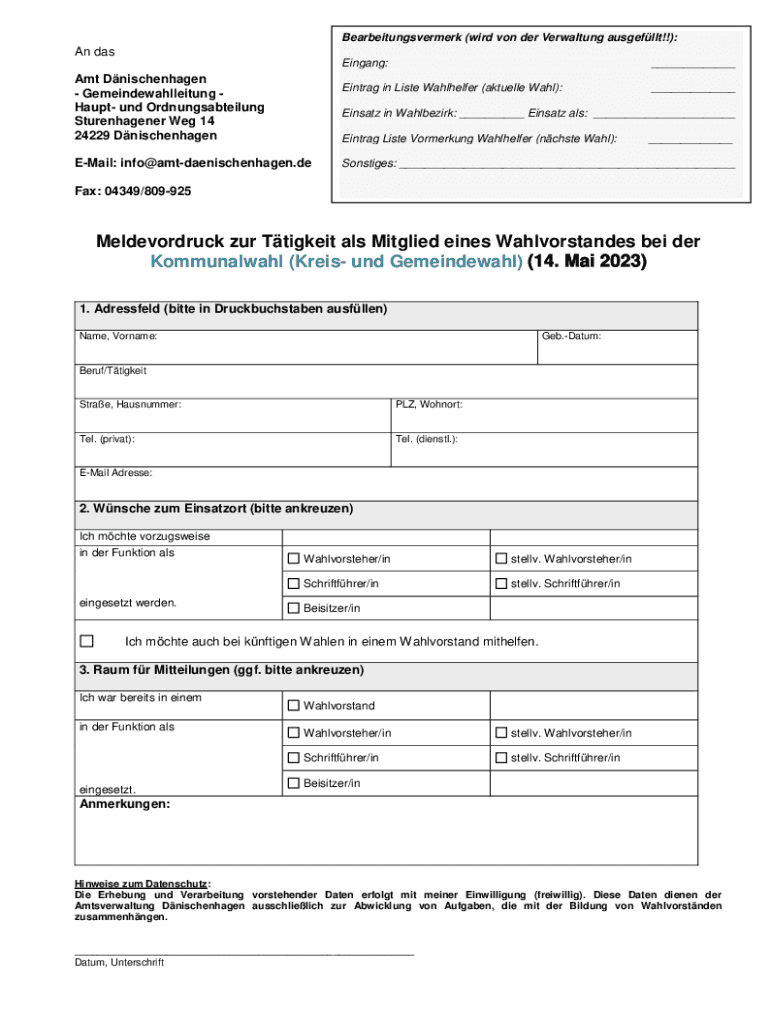 Form preview