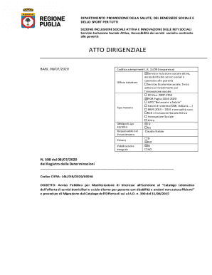 R E G I O N E P U G L I A DIPARTIMENTO PROMOZIONE DELLA ...