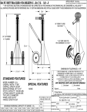 Ratchet Beam Trailer Stabilizing Jack LO-J-BEAM-100 ...