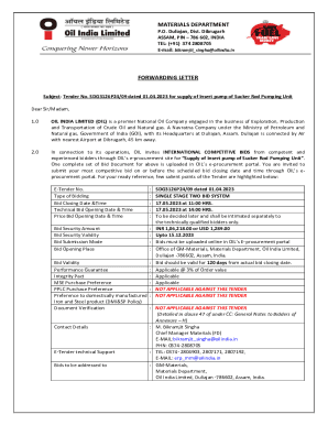 OIL INDIA LIMITED P.O. Duliajan, Pin - 786602 Dist.