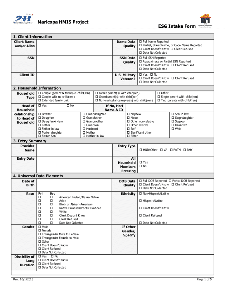 Fillable Online Project Intake Form Template Word Fax Email Print ...