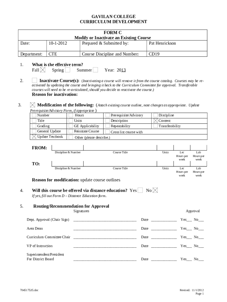 Form preview