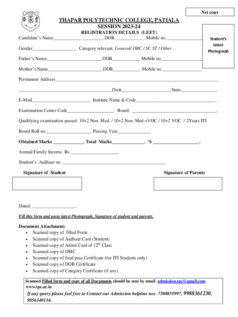 Form preview