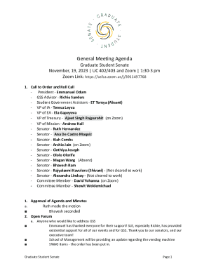 SLE GSS - Graduate Student Senate - myUSF