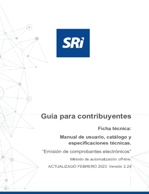 Manual de usuario, catlogo y