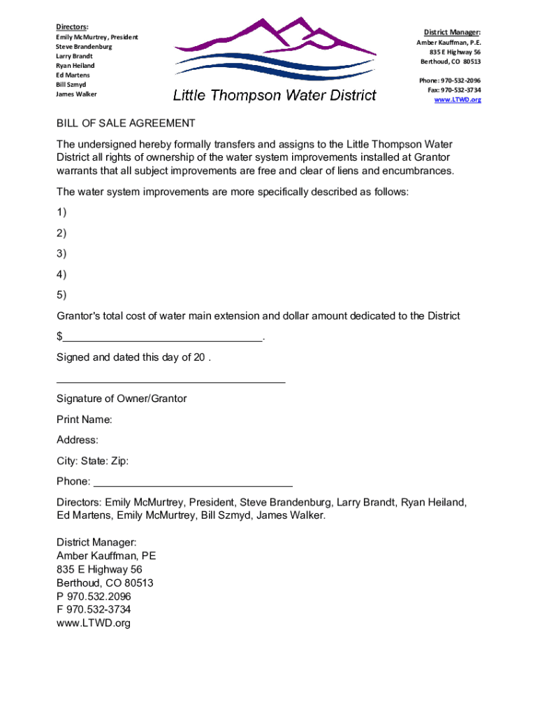 Fillable Online BILL OF SALE AGREEMENT The Undersigned Hereby Fax Fillable Online BILL OF SALE AGREEMENT The Undersigned Hereby Fax
